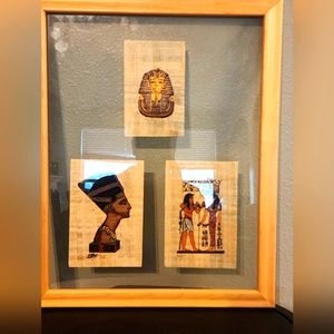 Framed Egyptian Artwork